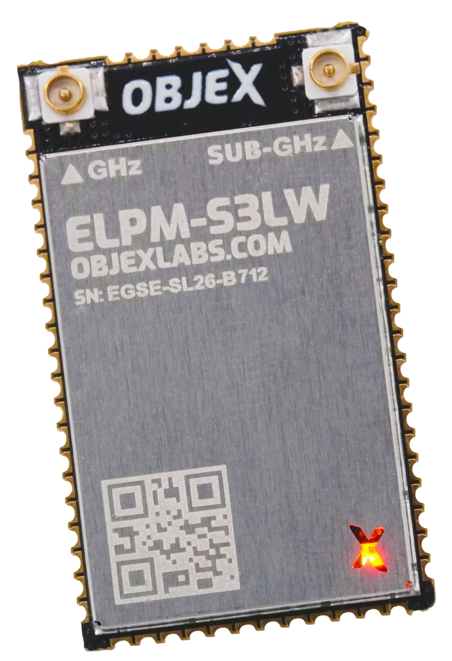 OBJEX ELPM-S3LW module: ESP32-S3FN8 with sub-GHz radio